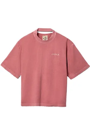 Camper T-Shirt mit Logo-Stickerei
