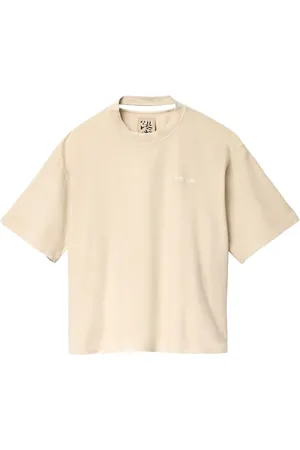 Camper T-Shirt mit Logo-Stickerei