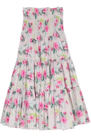 MONNALISA Ärmelloses Kleid mit botanischem Print