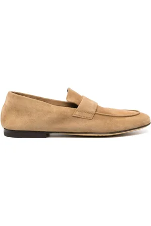 Officine creative Wildleder-Loafer mit mandelförmiger Kappe