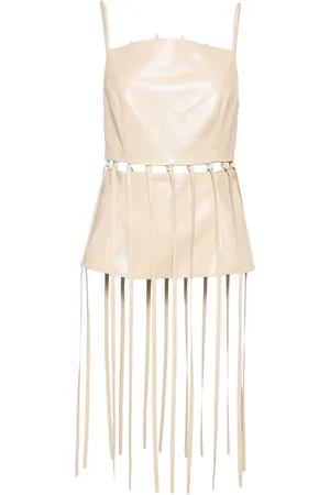 Nanushka Citta Top aus Faux-Leder