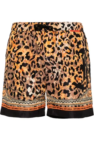 Roberto Cavalli Badeshorts mit Tiger-Print