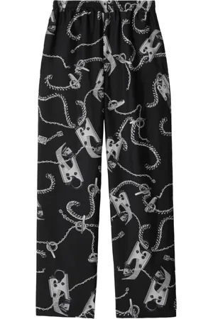 Burberry Knight Hardware Seidenhose