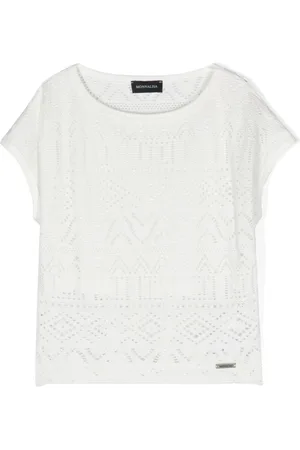 MONNALISA T-Shirt mit Laser-Cuts