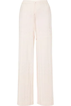 Missoni Weite Hose mit Zickzackmuster