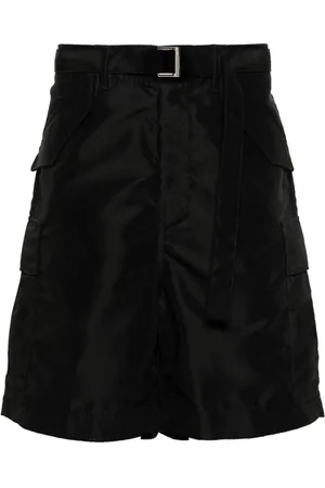 SACAI Cargo-Shorts mit Gürtel