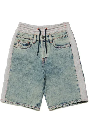 Diesel Jeans-Shorts im Layering-Look