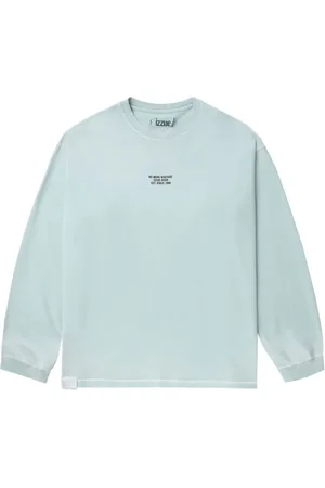 Izzue Langarmshirt mit Slogan-Print