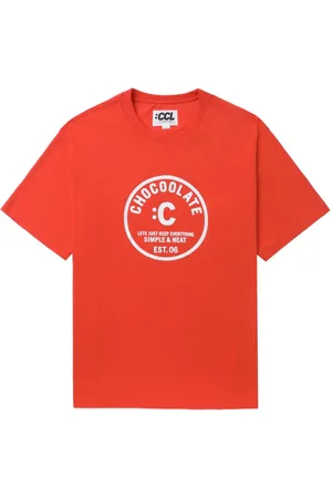 Chocoolate T-Shirt mit Logo-Print