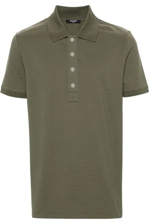 Balmain Poloshirt aus Jacquard