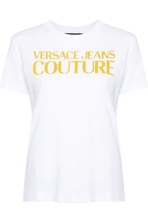 VERSACE T-Shirt mit Glitter-Detail