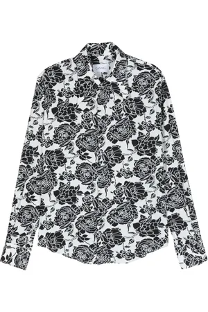 Canaku Hemd mit Blumen-Print