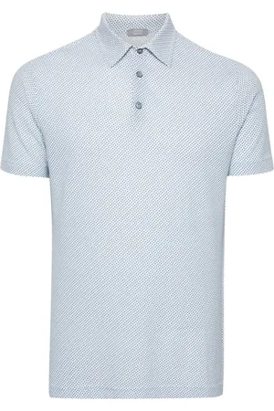 ZANONE Poloshirt mit geometrischem Print