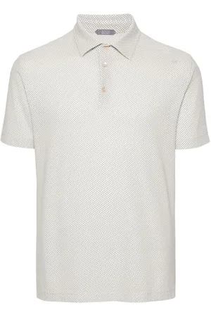ZANONE Poloshirt mit geometrischem Print