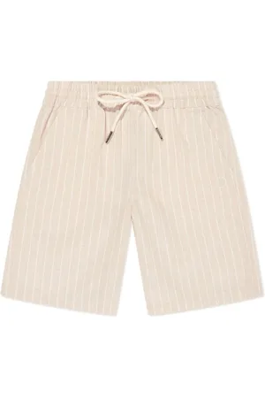 Trussardi Gestreifte Shorts mit Kordelzug