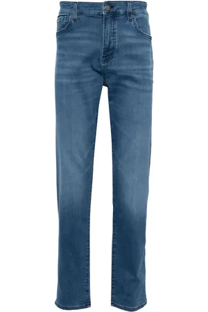 HUGO BOSS Tief sitzende Tapered-Jeans