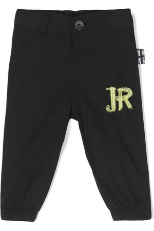 John Richmond Hose mit Logo-Print