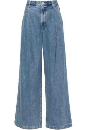 AGOLDE Halbhohe Ellis Wide-Leg-Jeans