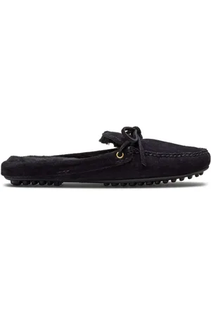 CAR SHOE Wildleder-Slipper mit Schnürung