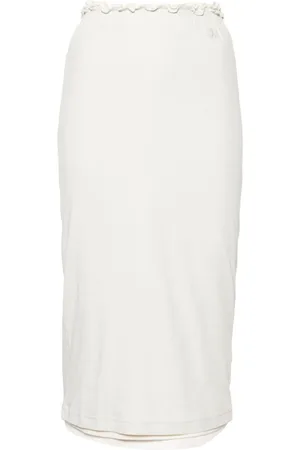Jil Sander Midirock im Layering-Look