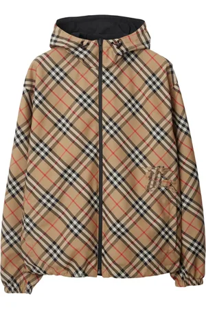 Burberry Wendbare Kapuzenjacke mit Vintage-Check
