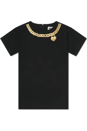 Moschino T-Shirtkleid mit Halsketten-Print