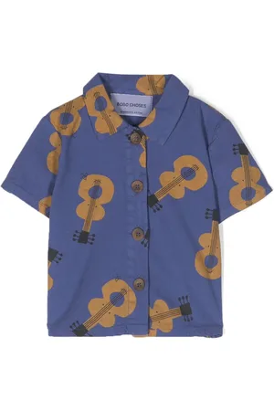 Bobo Choses Hemd mit Gitarren-Print