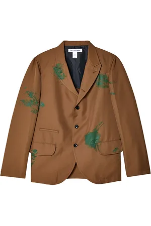 Comme des Garçons Einreihiges Akko mit Farbklecksen