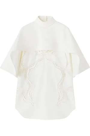 Jil Sander Cape-Oberteil mit Spitze