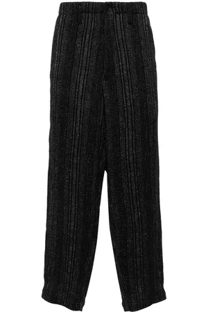 YOHJI YAMAMOTO Weite Hose mit Z-Streifen