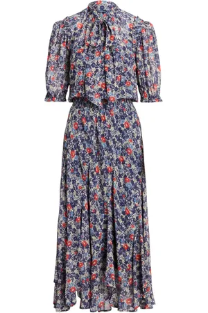 Ralph Lauren Maxikleid mit Blumen-Print