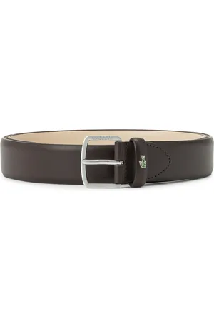 Lacoste Ledergürtel mit Logo-Gravur