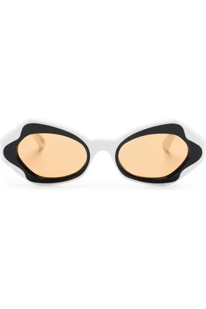 Marni Sonnenbrille mit ovalem Gestell