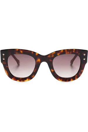 Carolina Herrera Sonnenbrille mit rundem Gestell
