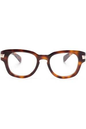 Gucci Eckige Brille in Schildpattoptik