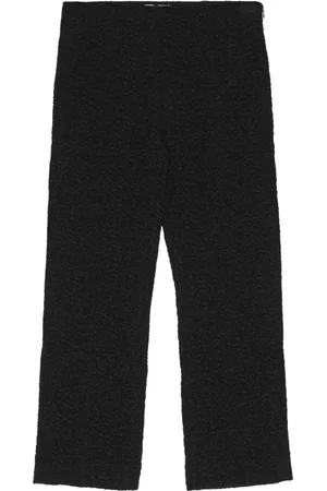 Ganni Strukturierte Cropped-Hose