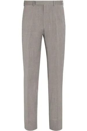 Ermenegildo Zegna Trofeo Seersucker-Hose aus Woll-Seidengemisch