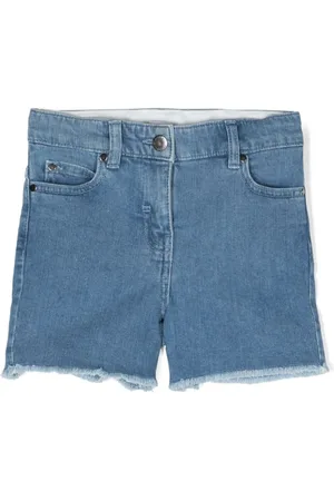 Stella McCartney Jeans-Shorts mit ausgefransten Herzen