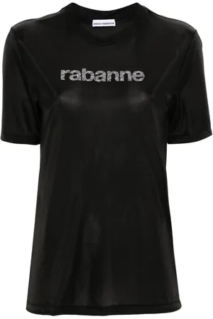 Paco rabanne T-Shirt mit Logo-Verzierung
