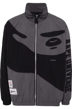 A Bathing Ape Jacke mit Logo-Applikation