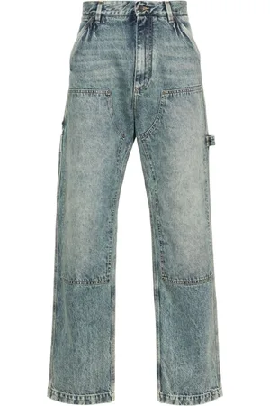 Dolce & Gabbana Halbhohe Straight-Leg-Jeans