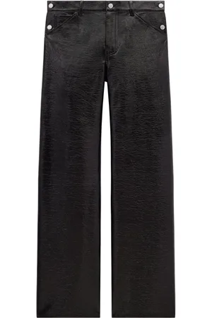 Courrèges Sailor Vinylhose mit weitem Bein