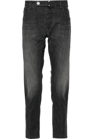 Incotex Tief sitzende Slim-Fit-Jeans