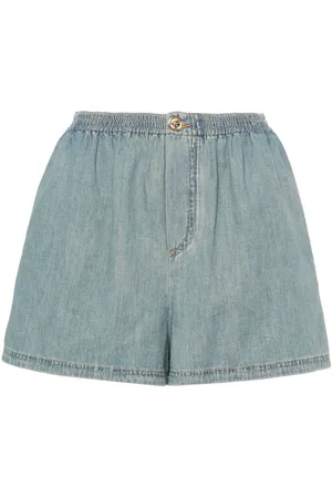 Moschino Ausgeblichene Jeans-Shorts