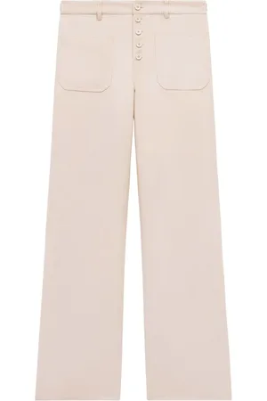 Courrèges Weite Hose mit Knöpfen