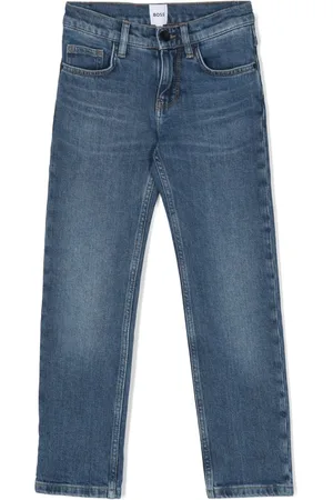 HUGO BOSS Straight-Leg-Jeans mit Logo
