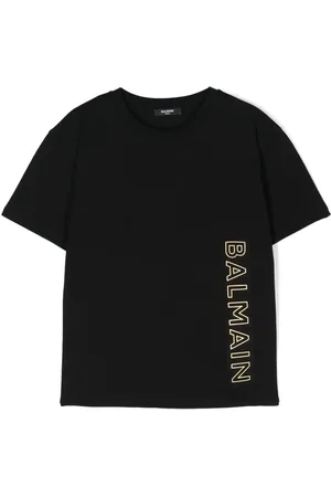 Balmain T-Shirt mit Logo-Prägung