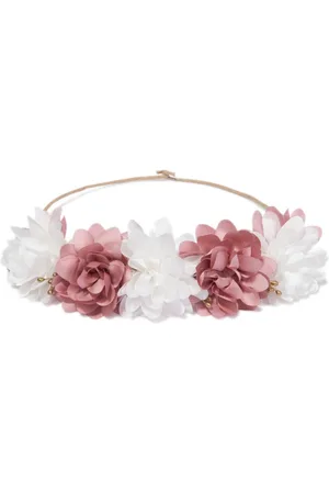 PAZ RODRIGUEZ Stirnband mit Blumenapplikation
