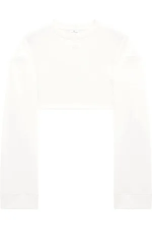 Courrèges Cocoon Cropped-Sweatshirt