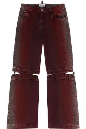 The Attico Ashton Cut-Out-Jeans
